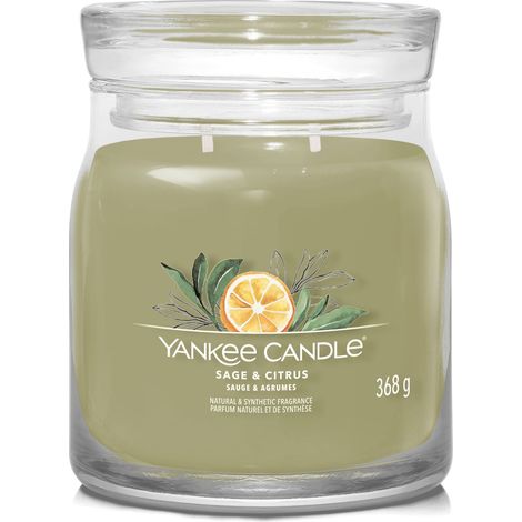 Yankee Candle Duftkerze Salbei & Zitrus 368 g (1/3)