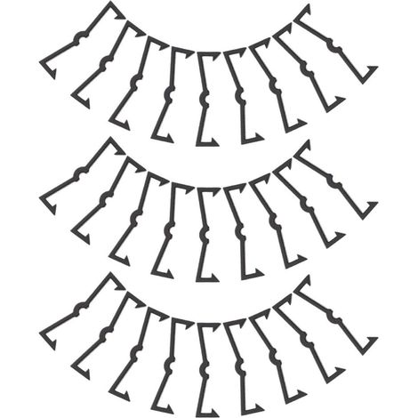 Verrous pour panneaux perforés 250 pièces clips de (1/5)