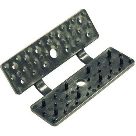 CLIP BOTTONE LEGARETE OMBRA RETTANGOLARE ITALIA - CF=PZ 50 - 1 confezione