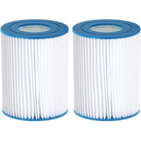 Cartouche de Filtre de Piscine de Type II, Cartouche filtrante pour bestway 58094 Filtre Pack, Pompes de Filtre Cartouche de Filtre de Remplacement Universel. (2 pièces) (1/4)