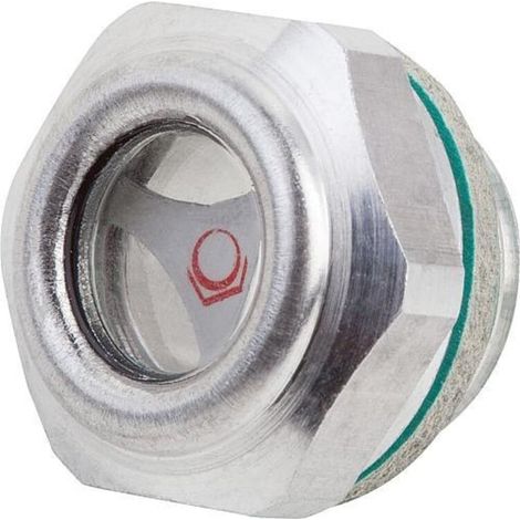KIPP Ölschauglas mit Reflektor D1=G1/4 D=20 Aluminium (1/3)