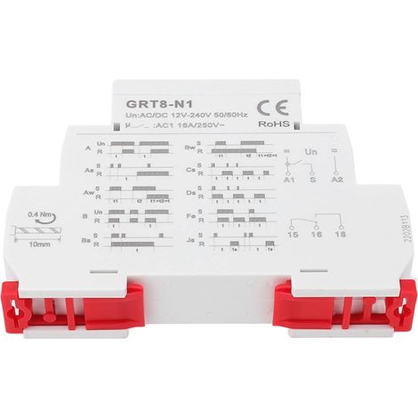 Relais temporisé multifonction Greensen, minuterie ABS, 12-240 V (1/5)