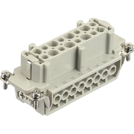 HARTING 09330162711 Buchseneinsatz Han® E 16 + PE Schrauben 1 St.