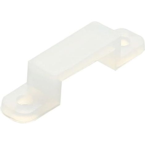 50 supports de fixation pour rubans LED 10 mm, clips en silicone résistant à la chaleur étanches, (1/5)