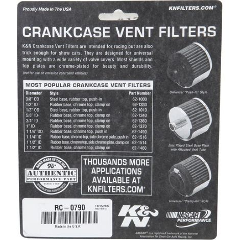 Filtre A Air De Remplacement KetN Rc-0790