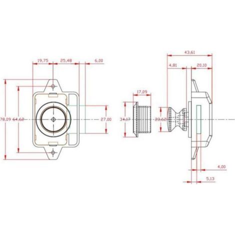 Loquet à bouton-poussoir - - Lot de 5 - Alliage de zinc - Anti-ouverture sécurisé - Finition nickel (1/4)