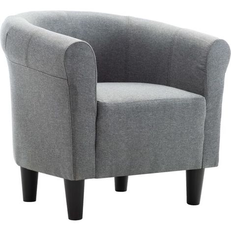 Chaise ergonomique à accoudoirs en tissu gris foncé – Siège de bureau moderne avec dossier réglable, assise rembourrée et pieds en acier stable