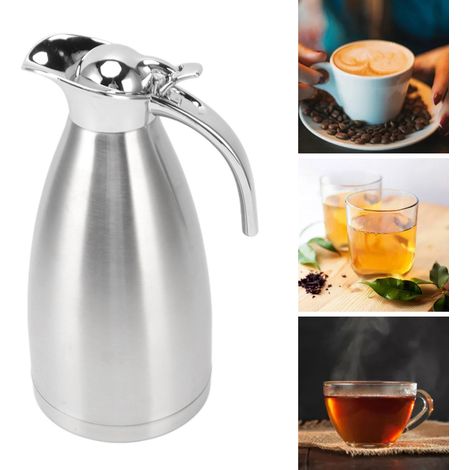 2,1-Liter-Thermoskanne aus austenitischem Edelstahl, Euroson Kaffeemaschine, Wasserkocher für Kaltwasser (1/5)