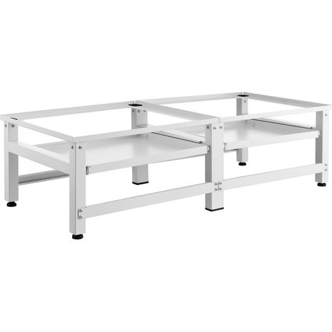 Base doble con estante deslizante para lavadoras secadoras 124 x 54 x 37 cm 030006462 (1/5)