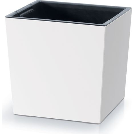 URBI DURS240L Vaso basso quadrato  Bianco