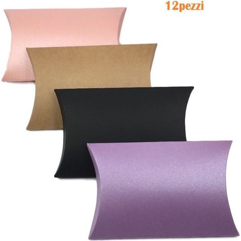 Trade Shop - SET MIT 12 KARTON-GESCHENKBOXEN UND BUNTEN TÜTEN 46X28CM -