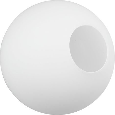 Globe Lampshade Frosted White Glass Opening Hole Replacement Round Ball Bubbles Seeded for Chandelier Pendant 12 cm Hole Diameter 5.5 cm (1/5)