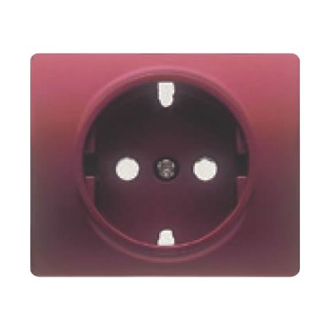 Stecker schuko 2P + TT RED RUBÍ BJC IRIS 18724-RR