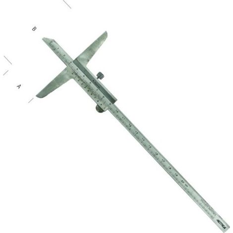 Jauge De Profondeur Inox Trempe 0-200 Mm