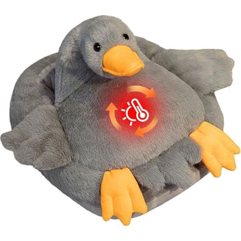 Scaldapiedi elettrico a forma di cigno con temperatura regolabile e riscaldamento rapido, ideale per il bagno, la biblioteca, il letto, il pavimento, la sedia da ufficio o il campeggio. (1/4)