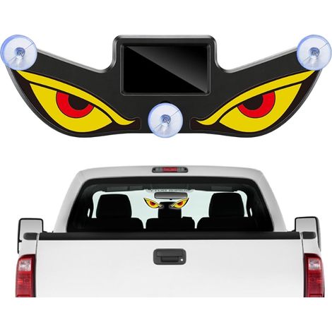 Yeux pour Pare-brise de Voiture Sticker Dynamique Solaire Étanche (1/5)