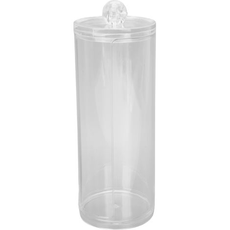 Boîte de Rangement Transparente pour Disques Démaquillants - Organisateur de Cotons Lavables - Distributeur Pratique (1/5)