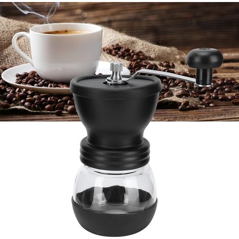 Kaffeemühle, Mini-Handkurbel-Kaffeemühle für die heimische Küche, manuelle Mahltrommel, klassischer Kaffee (1/5)