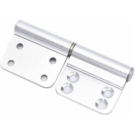 2 Stück (Silber) Schrank Schrank Scharnier Edelstahl Türen Verteilerkasten Schranktür Industriescharnier (1/5)
