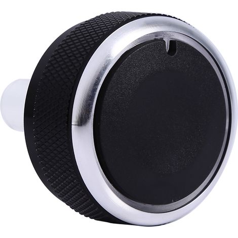 Botones de control de climatización para Volkswagen Golf 4 Passat B5 Bora - Kit de 3 piezas, aluminio ABS negro (1/5)