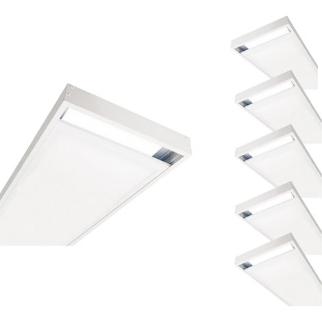 Kit Saillie BLANC pour Panneau LED 120x30 Slim - Pack de 6 - SIL (1/5)