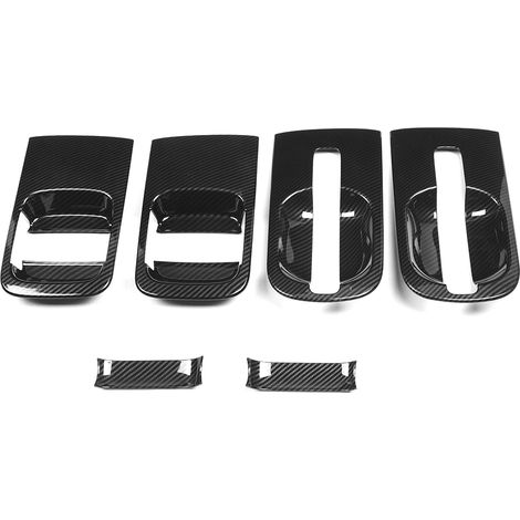 Türgriffset für Hyundai Grand Starex H1 2019 (6-teilig, ABS-Kunststoff, Carbonfaser-Optik) (1/5)