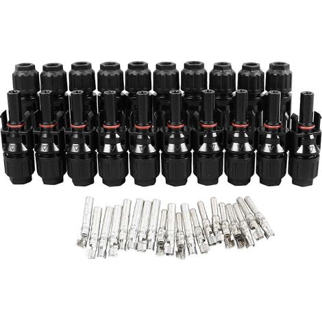 10 Sets flammhemmende Solarmodul-Steckverbinder DC 1000V Stecker Buchse Solarmodul-Kabelverbinder