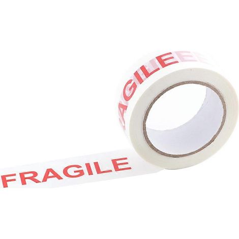 Ruban adhésif de scellage pour cartons fragiles : adhésif puissant et sécurisé pour l’emballage de vos boîtes.-8500X4.7cm-White (1/2)