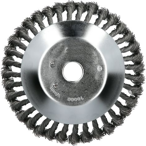 Tête de brosse de désherbage universelle en fil d'acier de 20 cm (8 po) pour tondeuse à gazon (1/5)
