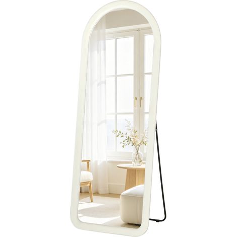HOMCOM Specchio da Terra 160 x 60 Cm Con Cornice in Flanella (1/5)