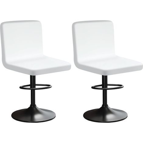 Barhockerbezüge aus Stretch-Samt, Rückenlehne 28-35 cm, Sitzfläche 40-45 cm, für Küche und Wohnzimmer (1/5)