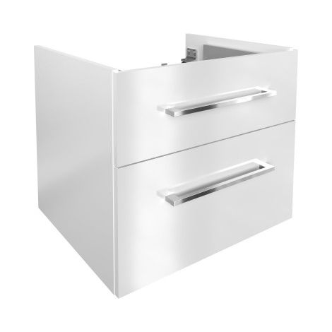 FACKELMANN Oxford Waschtischunterschrank 60cm - Weiß Hochglanz (1/5)