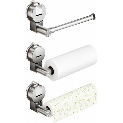 Porte-papier toilette, porte-essuie-tout avec ventouse suspendre les (1/5)