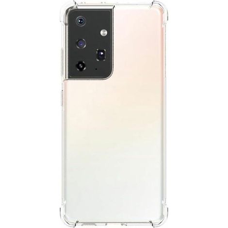 Coque arrière souple anti-chute transparente pour Samsung Galaxy S21 Ultra (1/5)