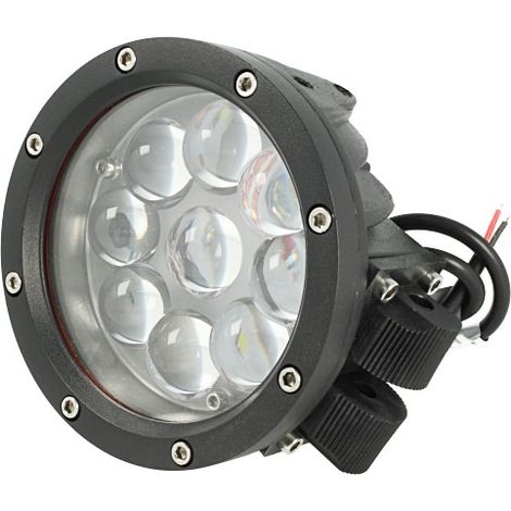 Fanale Led Rotondo Supplementare Ausiliario 45W 12V 24V 36V 48V 60V Faro Da Lavoro Di Profondita Per Jeep Camion Tir Barca Super Luminoso