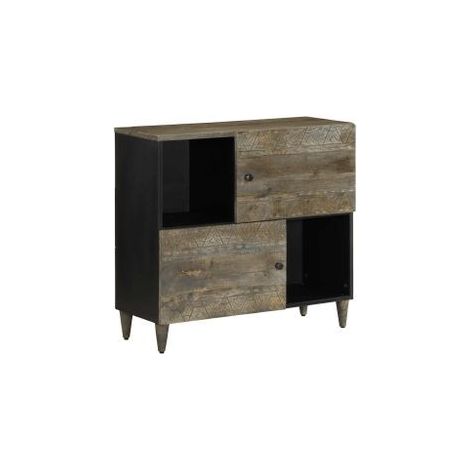 Buffet 80x33x75 bois massif de manguier (1/5)