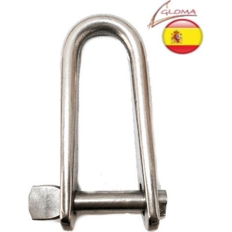 Manille droite automatique inox A4 - Diamètre: 5