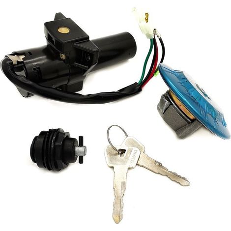 Ignition switch/fuel cap lock for YAMAHA YBR125 and TTR125 motorcycles