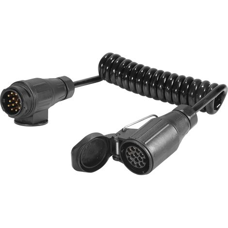 13broches Rallonge Remorque 2M 12v Spirale Câble d’Extension 13-13 Broches Rallonge Feu Electrique pour Remorque (1/5)