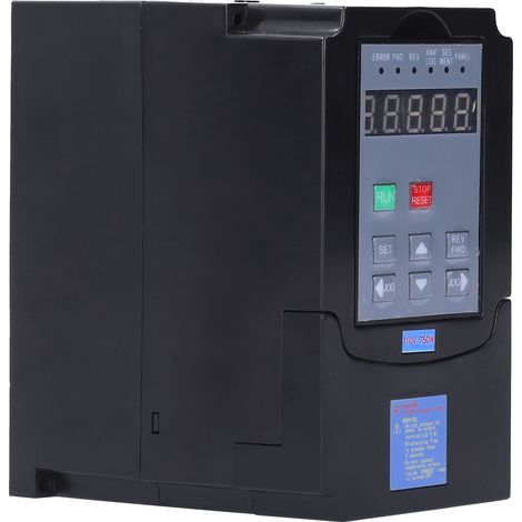 Variateur de fréquence, entrée monophasée 95-135 V, sortie triphasée 110 V CA, 0,75 kW, A2-4007 (1/5)