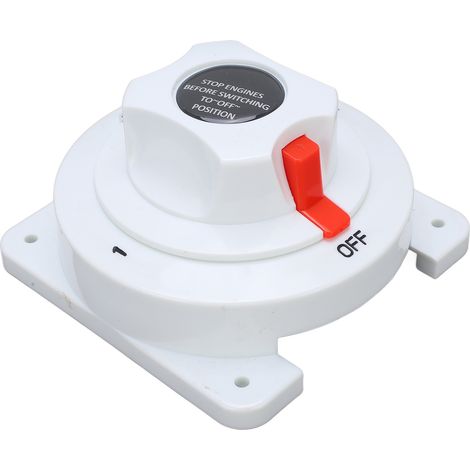 Interrupteur de batterie 12-32V double batterie, cosse en cuivre étamé 3/8in-16, haute conductivité électrique, coupe-batterie pour camping-car (1/5)