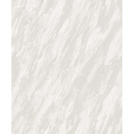 Papier peint effet marbre blanc nacré veiné (1/2)