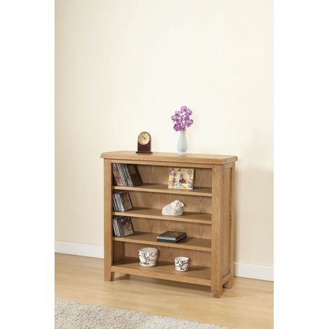 Shrewsbury 3' Bookcase - L30 x W90 x H90 cm - Oak