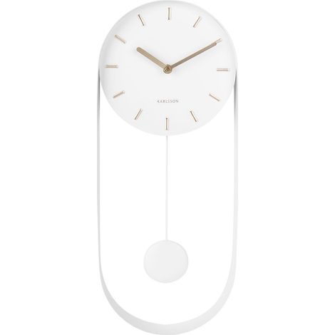 Horloge murale design avec balancier CHARM