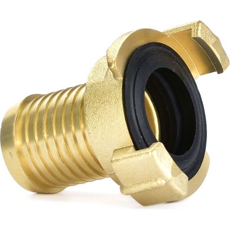 Attacco a griffe in ottone compatibile con Geka con perno da 1”.