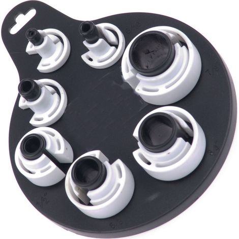 TrAdE Shop Traesio - Kit 7 Pezzi Morsetti Smontaggio Tubi Aria Condizionata Climatizzatore Auto -