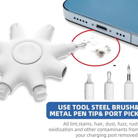 Kit de nettoyage pour iPhone : outil multifonctionnel de nettoyage, de réparation et de récupération (1/5)