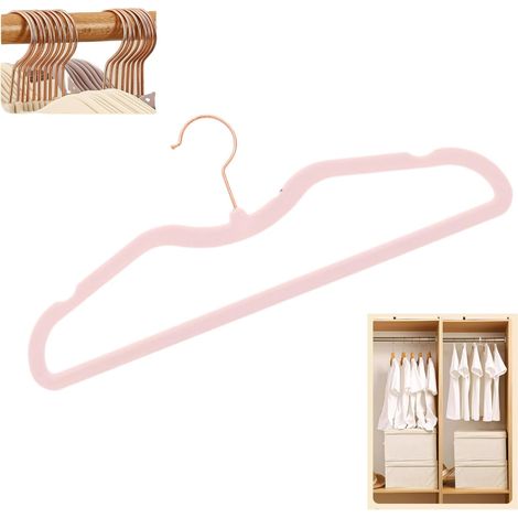 Grucce Velluto Collo Corto Set 20 Gancio Dorato Rosa (1/5)