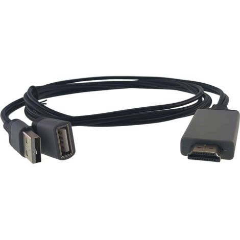 Adaptador Universal HDMI HDTV AV, Cable para Conexión de Teléfono a TV 1080P, Compatible con iOS y Android (1/4)