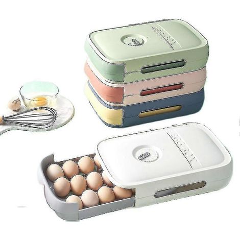 Boîte à œufs pour tiroir, boîte à œufs pour réfrigérateur, boîte à œufs de cuisine (1/5)